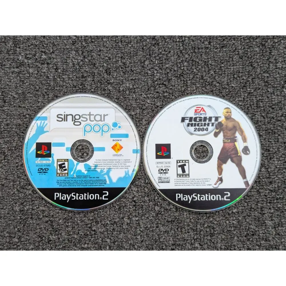 Lot of 10 Sony PlayStation 2 PS2 Games Loose Discs in Jewel Cases Tested